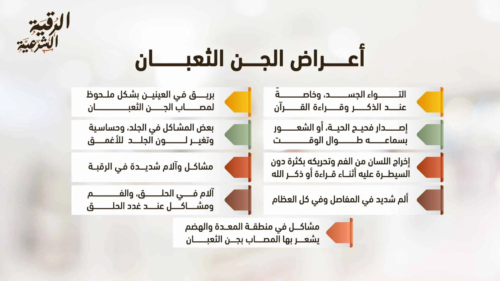 آيات حرق الجن الثعبان مكتوبة للتخلص منه 3 أعراض الجن الثعبان