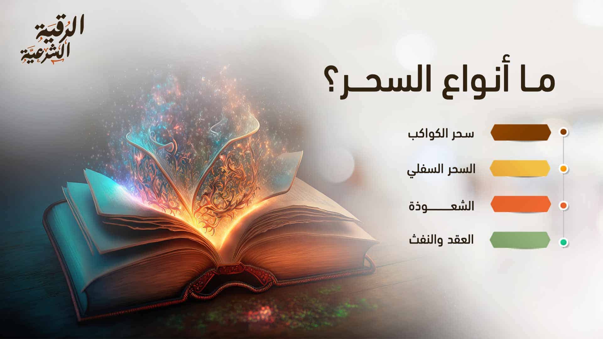 أعراض سحر النجوم وعلاجه من القرآن والسنة 3 ما أنواع السحر؟